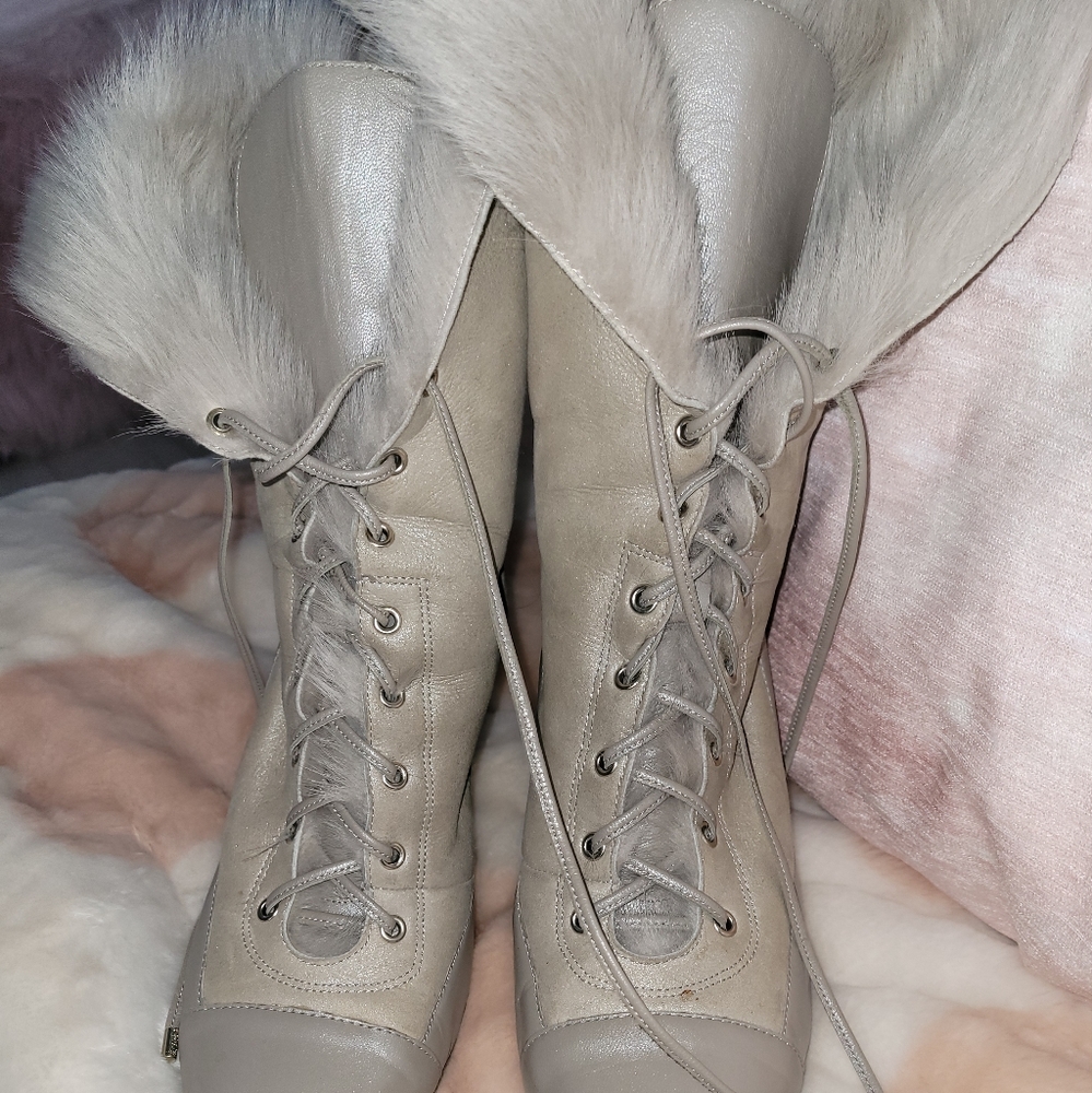 Ann Taylor  fur boots